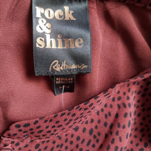 Reitmans Wine Red Dress NWT - Picture 6 of 9